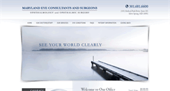 Desktop Screenshot of marylandeye.com